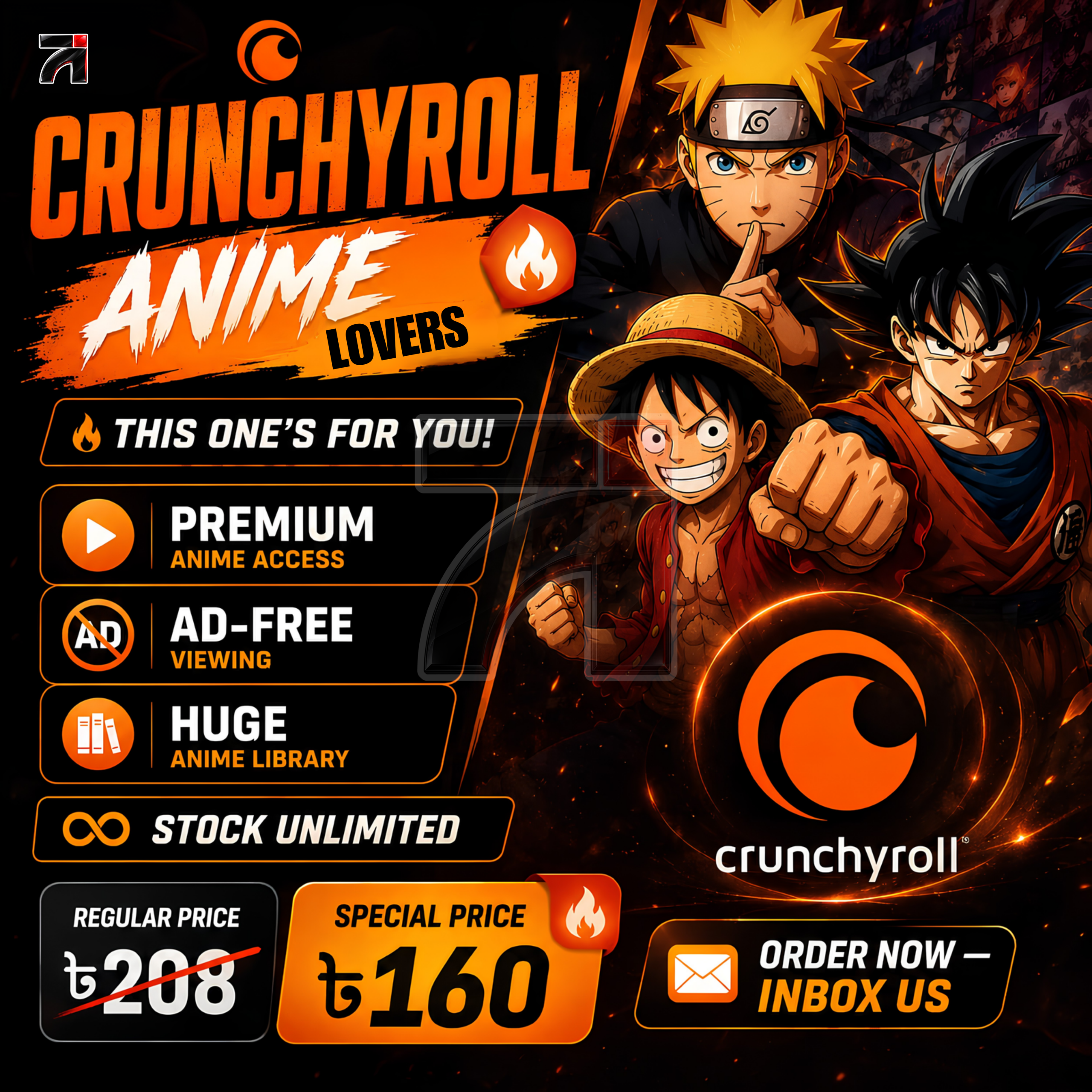 Crunchyroll Subscription In Bangladesh Crunchyroll Subscription In Bangladesh - Image 1